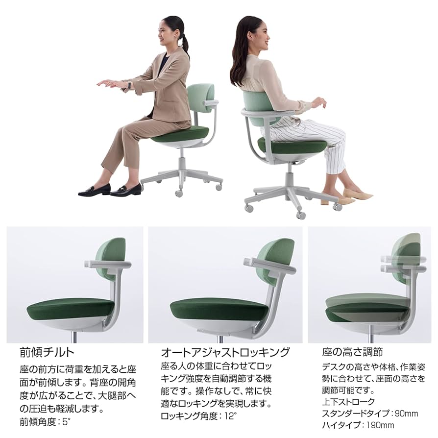 Amazon | 【メーカー配送・設置・組立】コクヨ デスクチェア